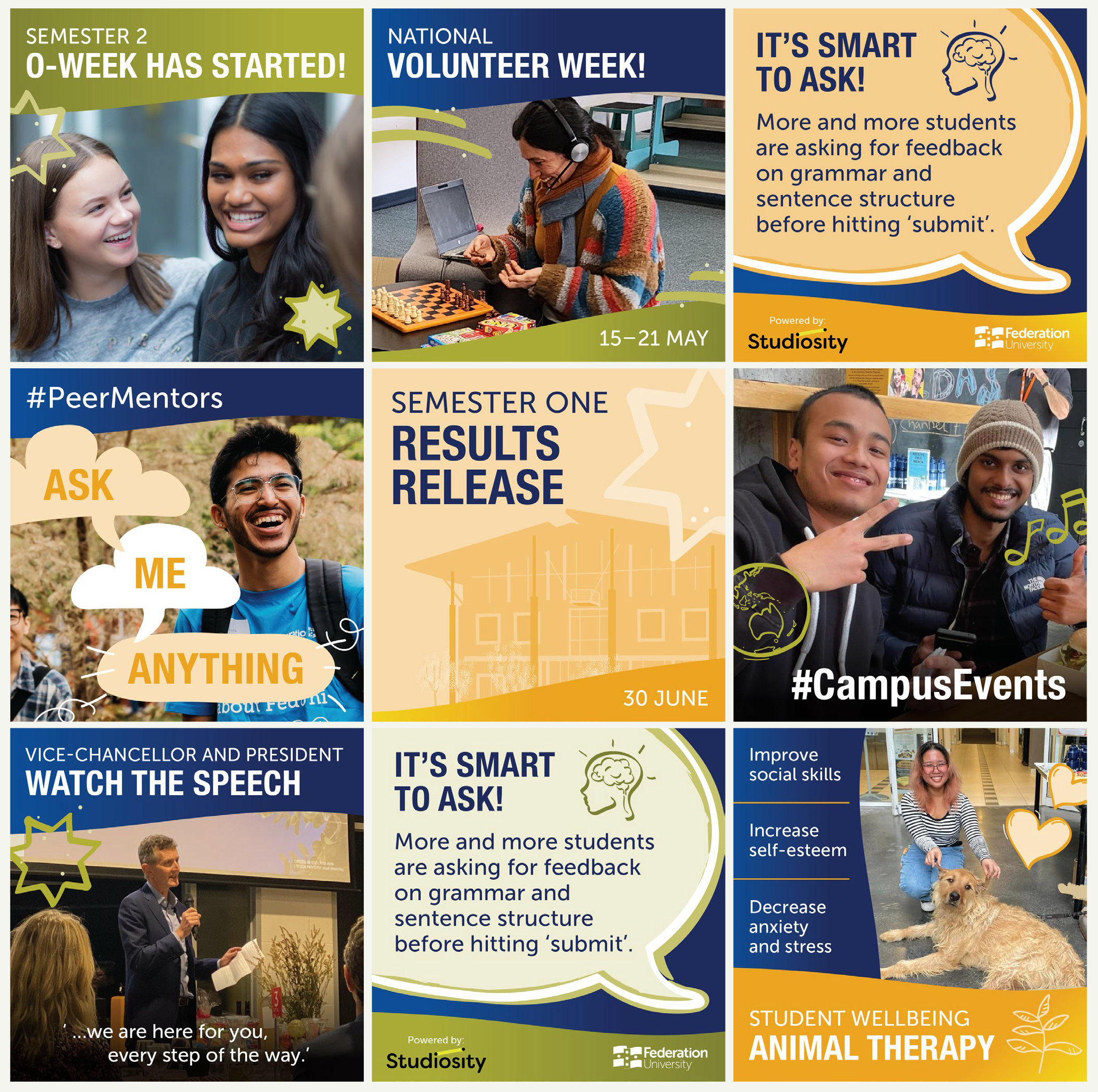 Social media campaign for Federation University